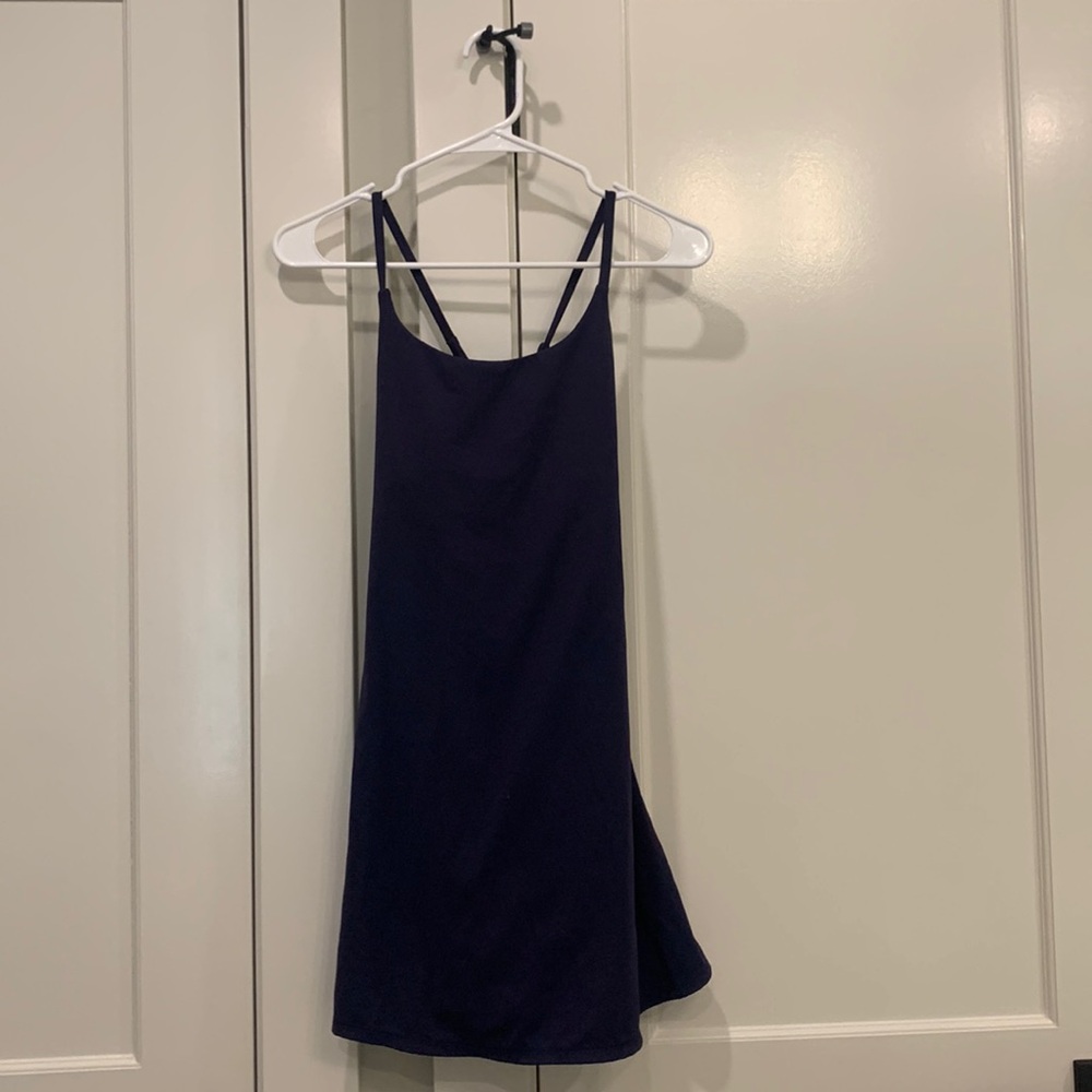 Tennis / pickle ball dress - navy/ purple blue